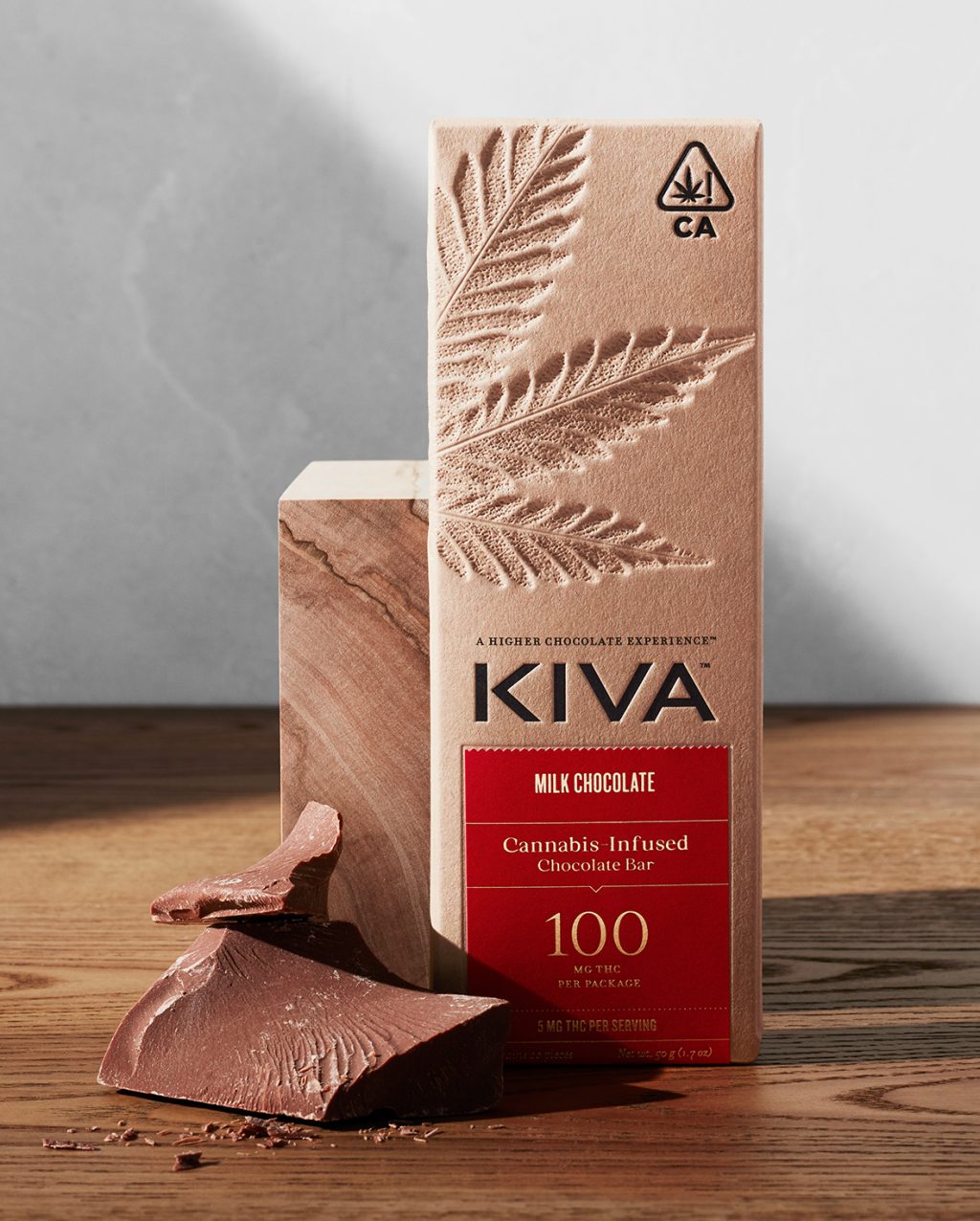 Kiva Bar Milk Chocolate Cannabis Edible Kiva Confections