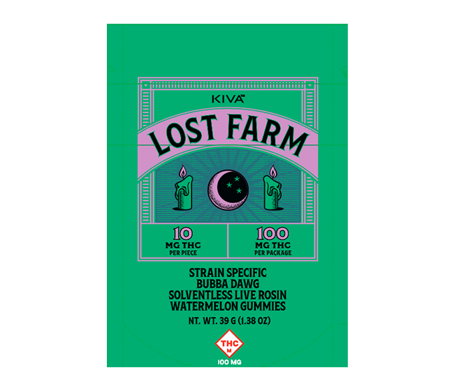 10mg Dragonfruit x Frose Lost Farm Cannabis Gummy Edibles | Kiva